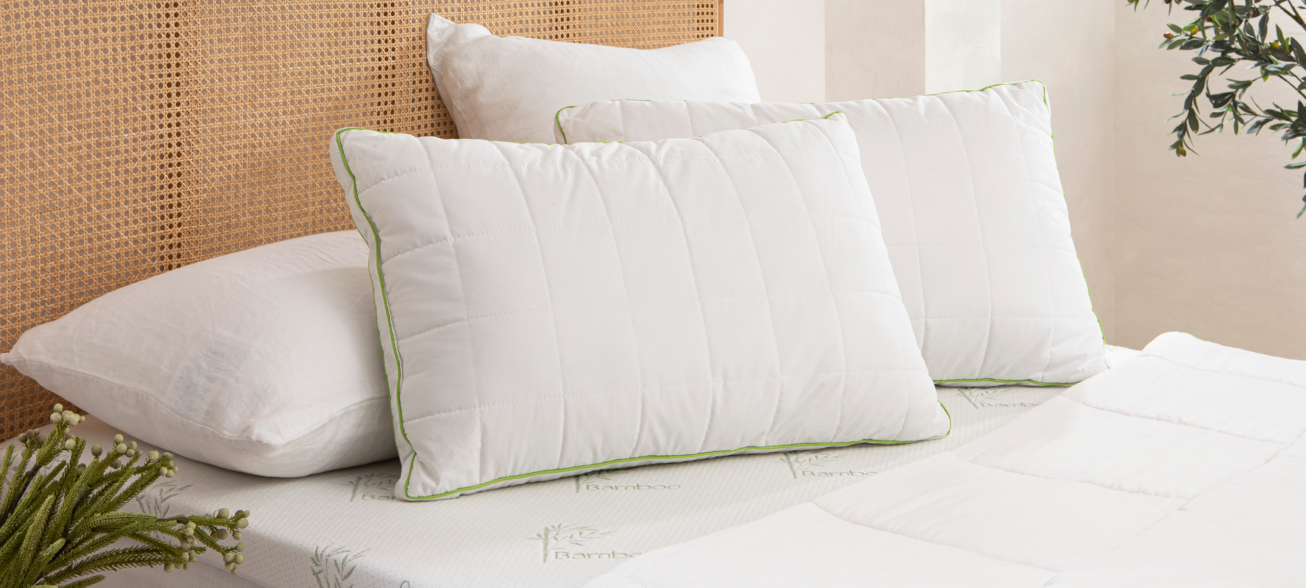 Pillow Talk exclusive greenfirst pillows