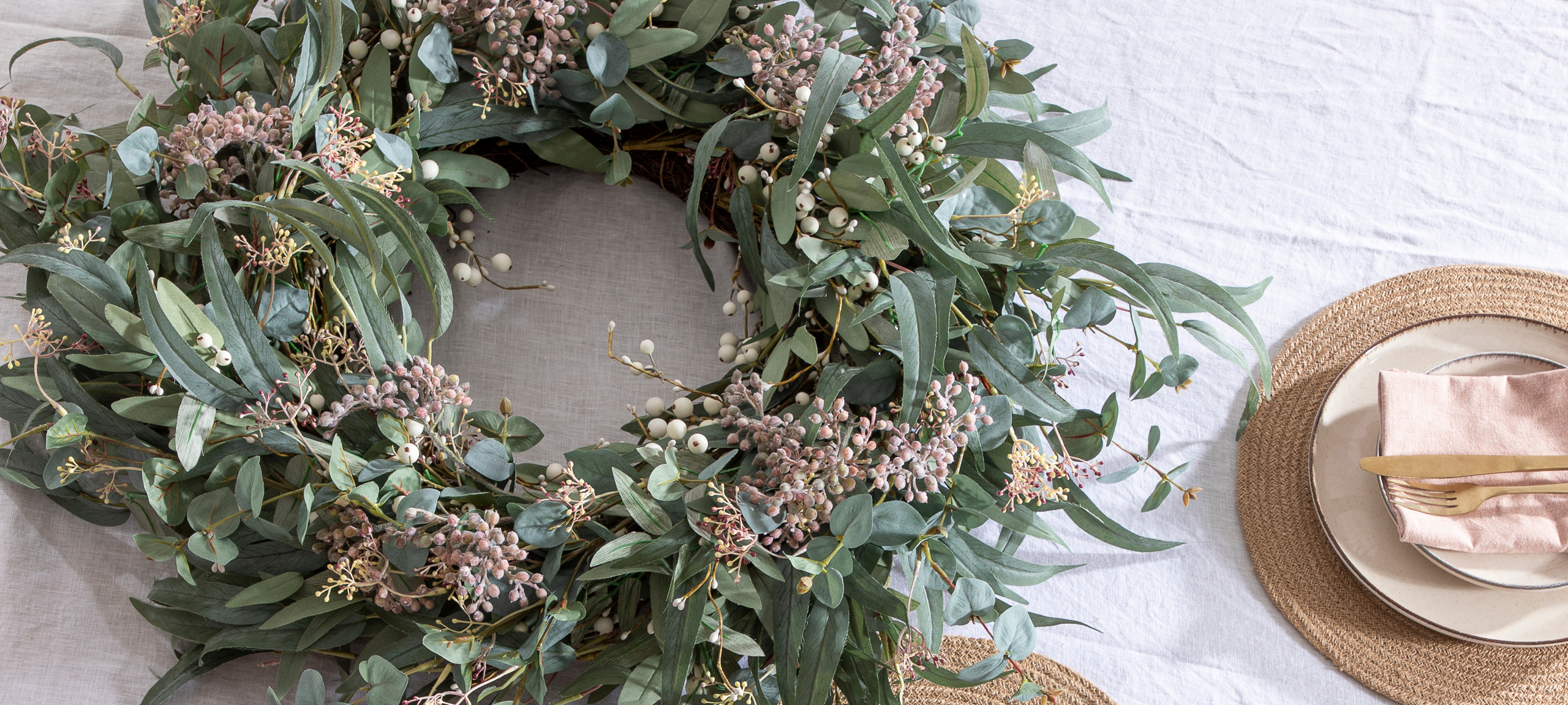 DIY Easter Table Styling Wreath 